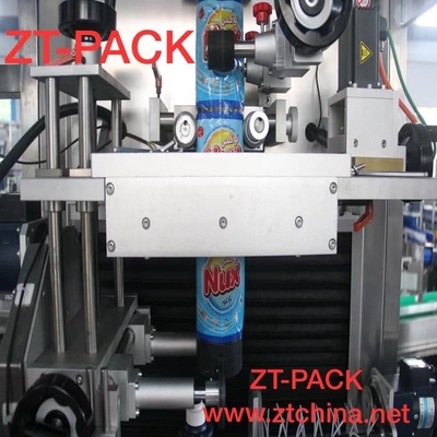 High Capacity Shrink Sleeve Labeling Machine With Steam Or Electrical Heating Tunnel